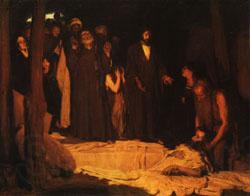 Henry Ossawa Tanner The Raising of Lazarus France oil painting art